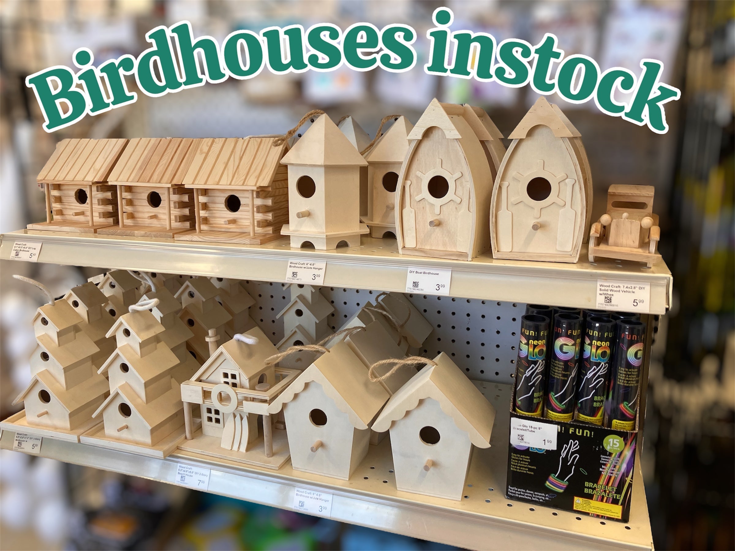 Birdhouses in stock
