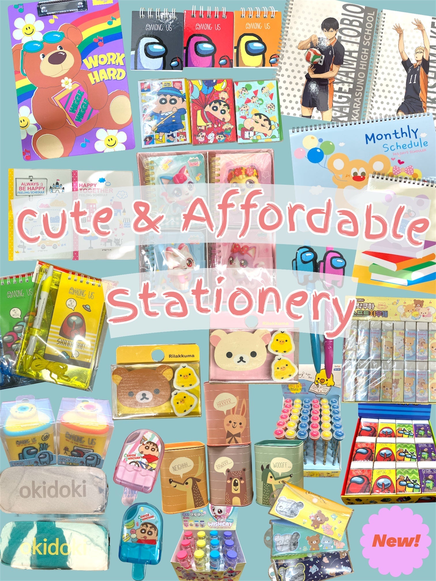 Cute and affordable stationery in stock