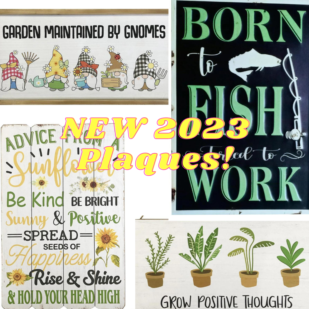 New 2023 Wall Plaques!