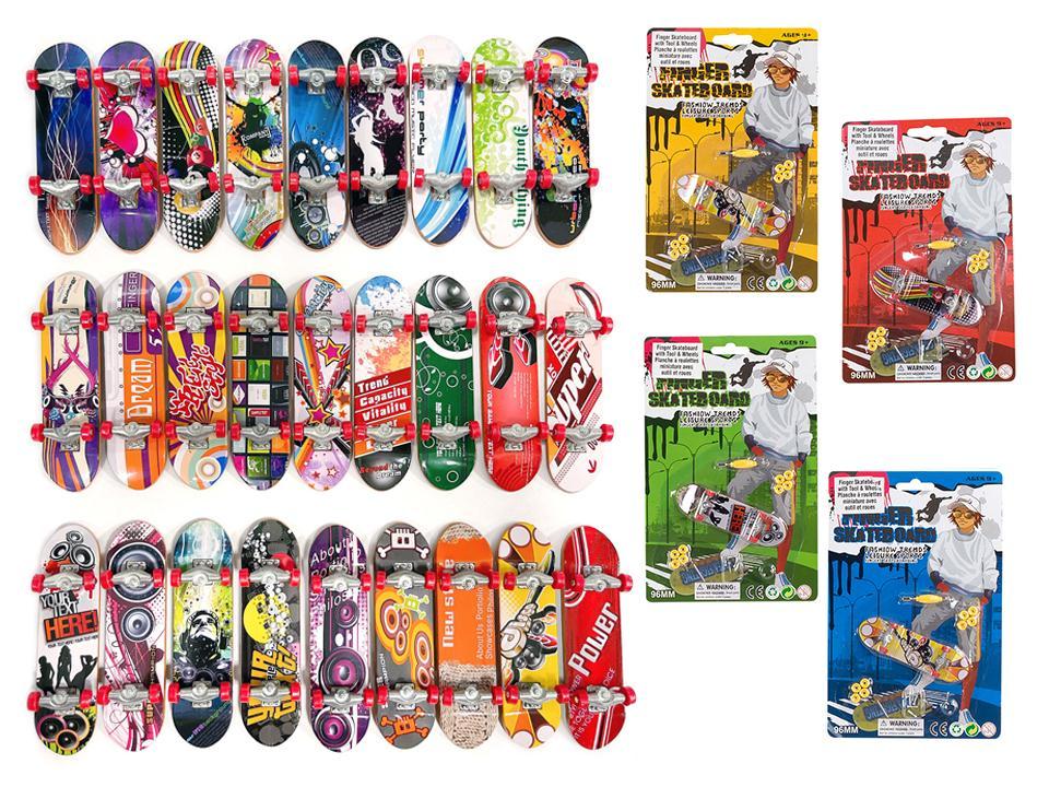 Finger Skateboard w/Tool & Wheels