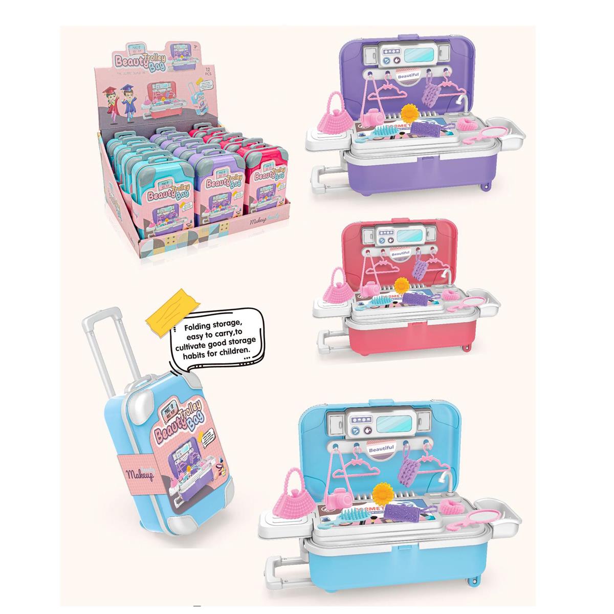 Beauty Playset in Carrying Case