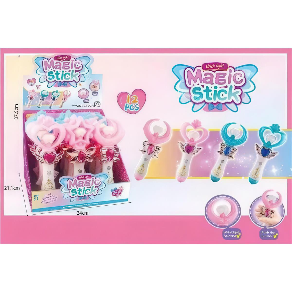 Battery Operated Magic Wand with Light and Music