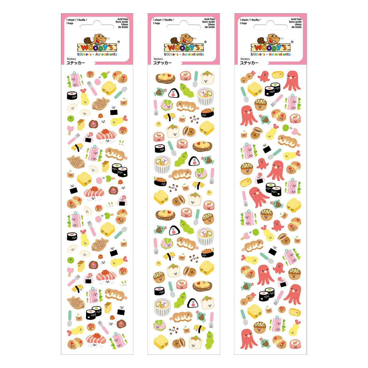 Woody's Japanese Food Stickers