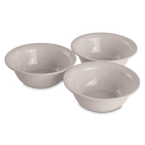 3-Pack Gray Bowls, 20 oz