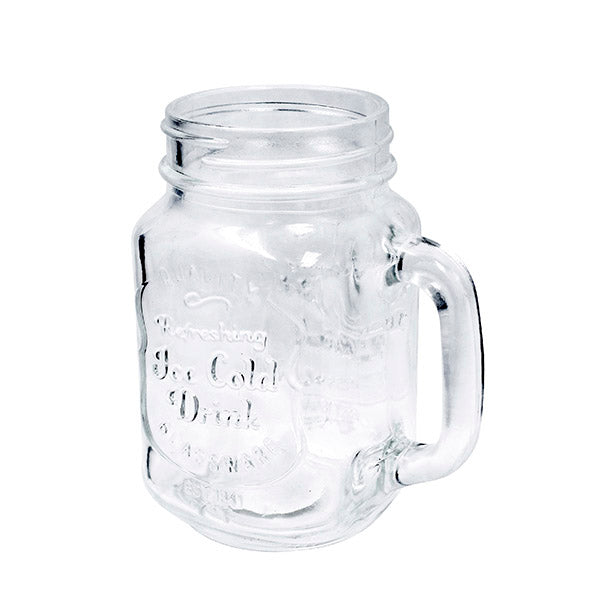 16 oz Embossed Big Man Jar