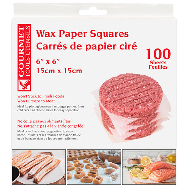Wax Paper Squares, 100 Count