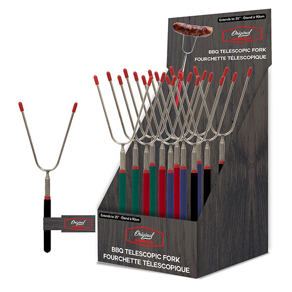Telescopic BBQ Fork ? Extends to 34 Inches