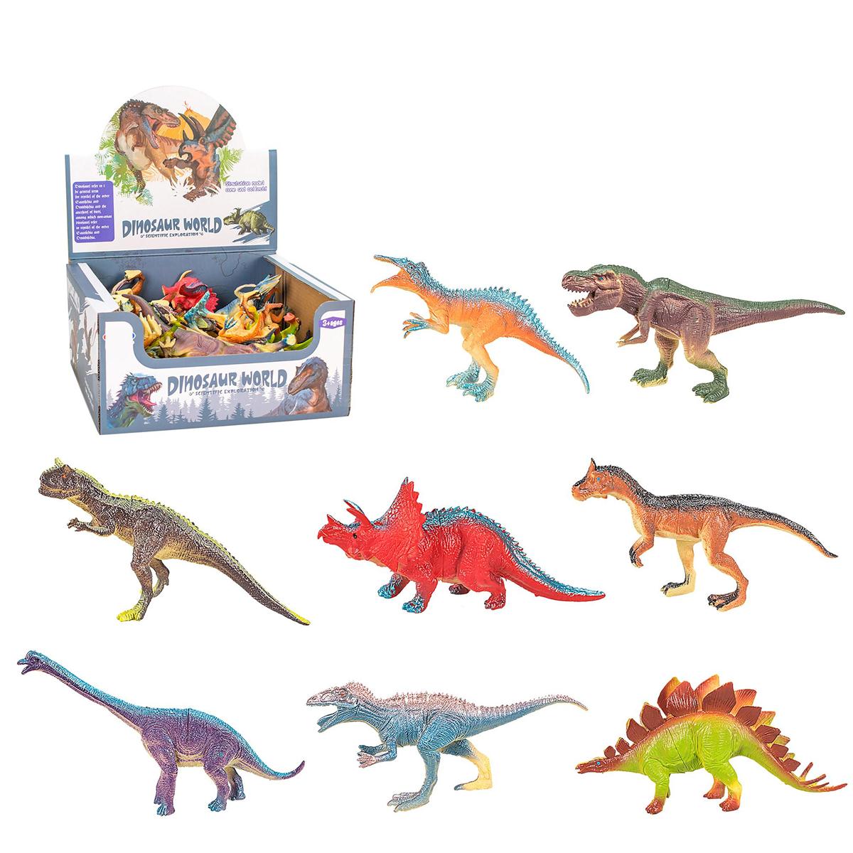 Dinosaur World, 7" Dinosaur Toy Figures