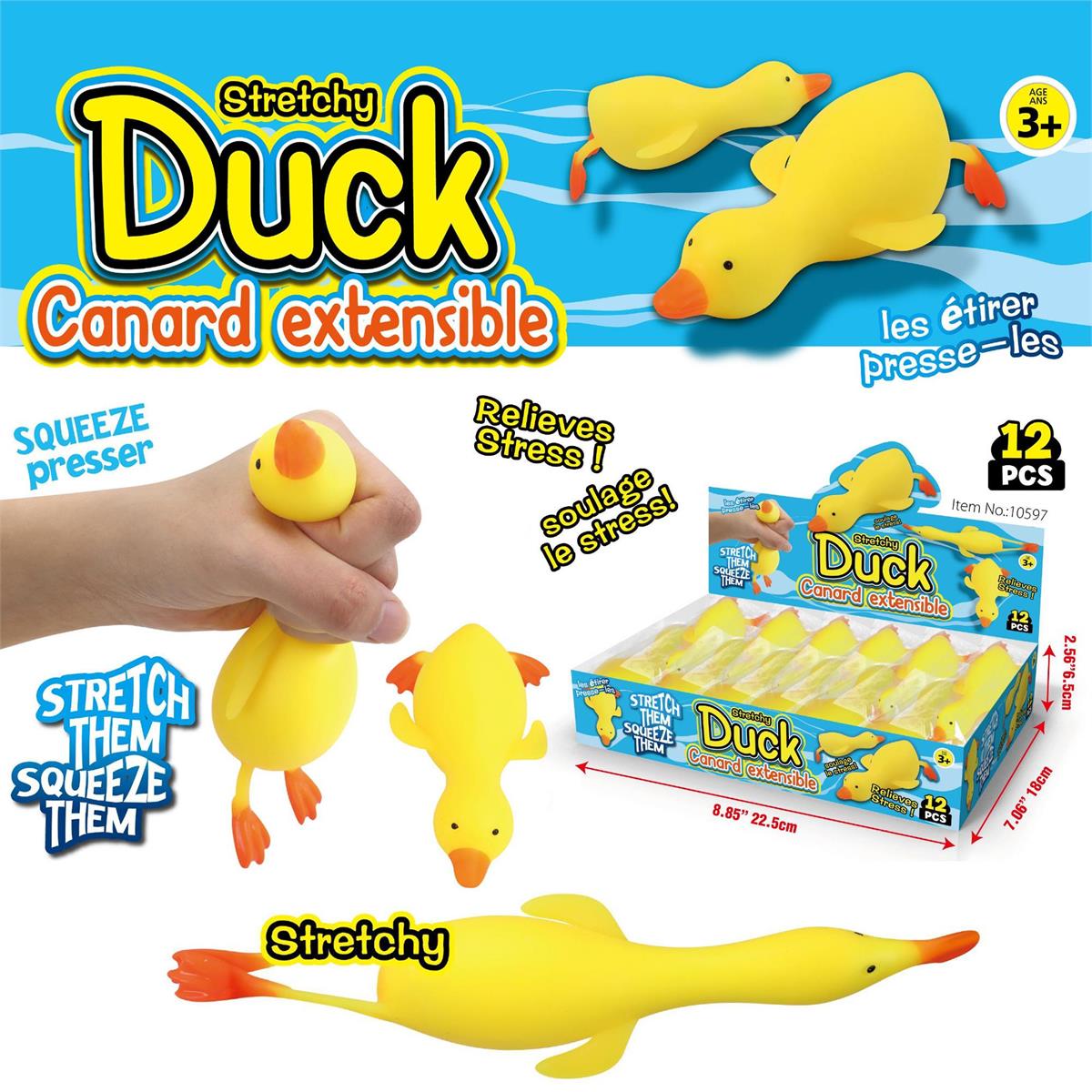 Fidget Stretchy Duck