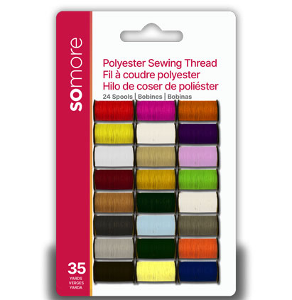 Polyester Sewing Thread, 24 Count