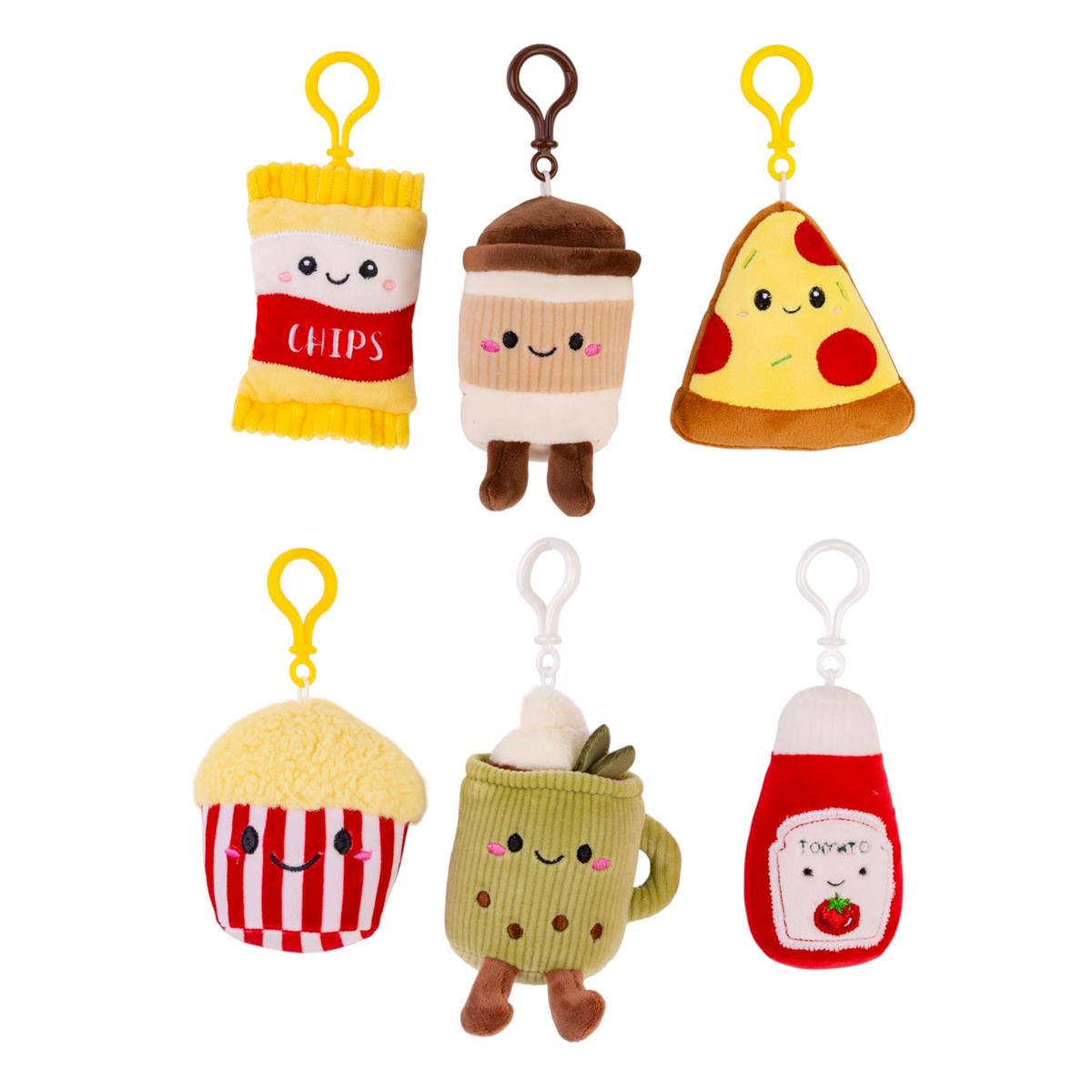 Cuddly Buddy Plush Backpack, Fast Food/Drink Design
