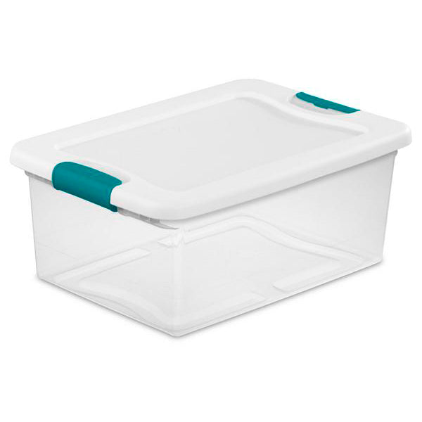 14L Latching Storage Tote with Lid