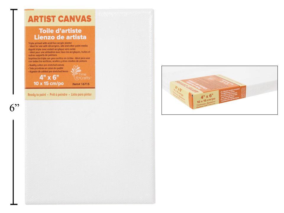 Time 4 Crafts 4x6" Artist Canvas