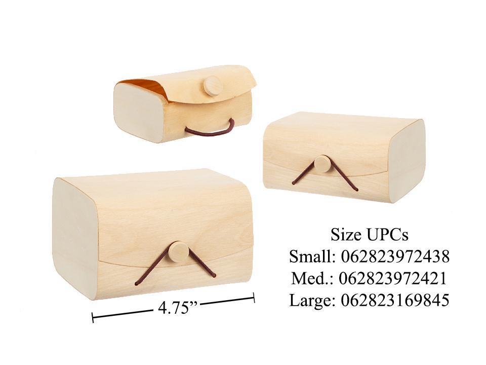 Wooden Storage Box Set of 3