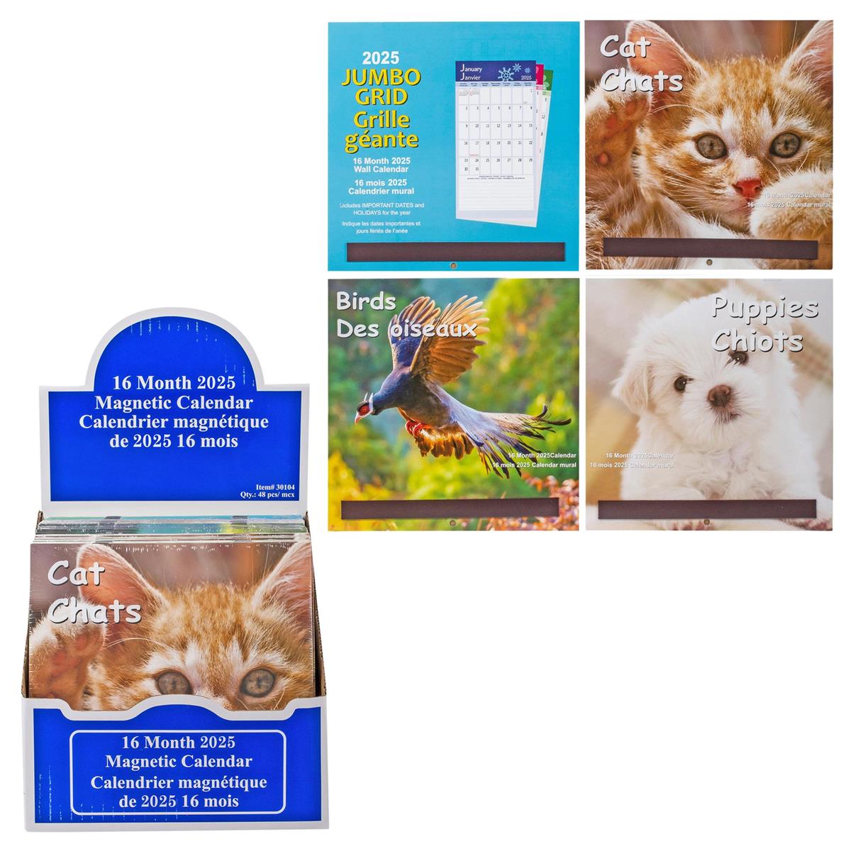 16 Month Magnetic Locker Calendar