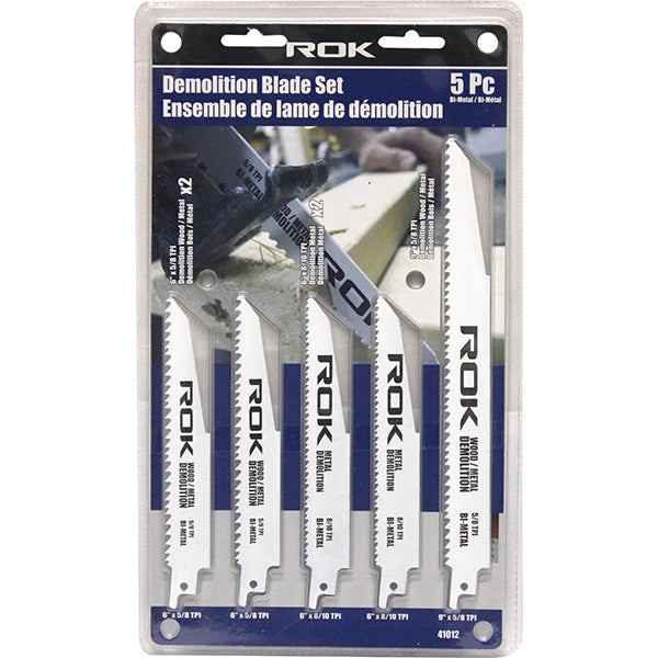 5-Pack Demolition Reciprocating Saw Blades