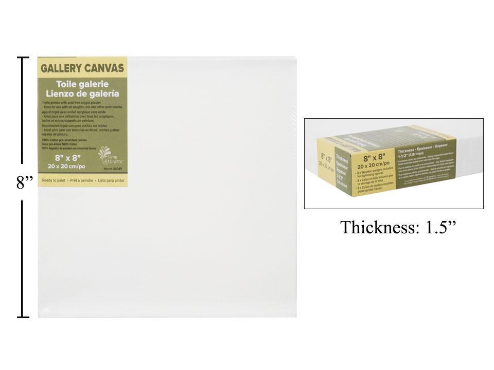 8x8" Gallery Canvas 1.5"