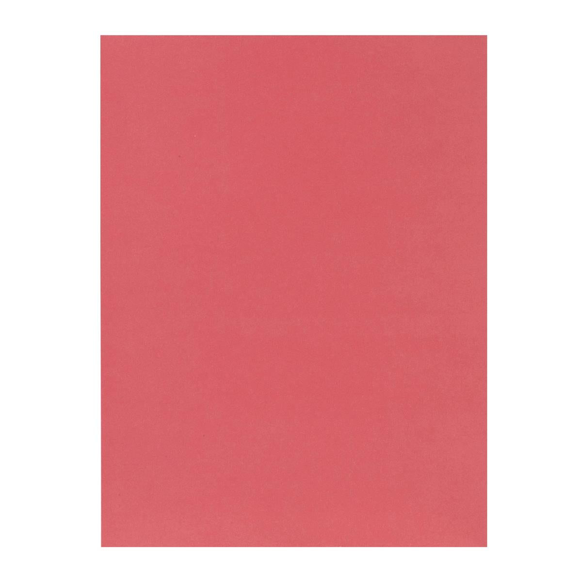T4C, 8.25" x 11.5" Bristol Paper, Coral Red, 220g