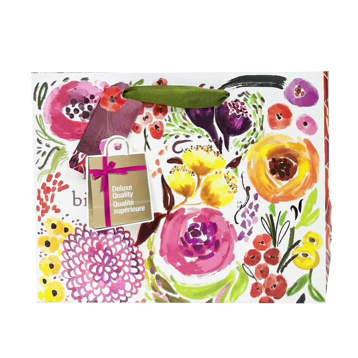 Floral Birthday Gift Bag, Medium