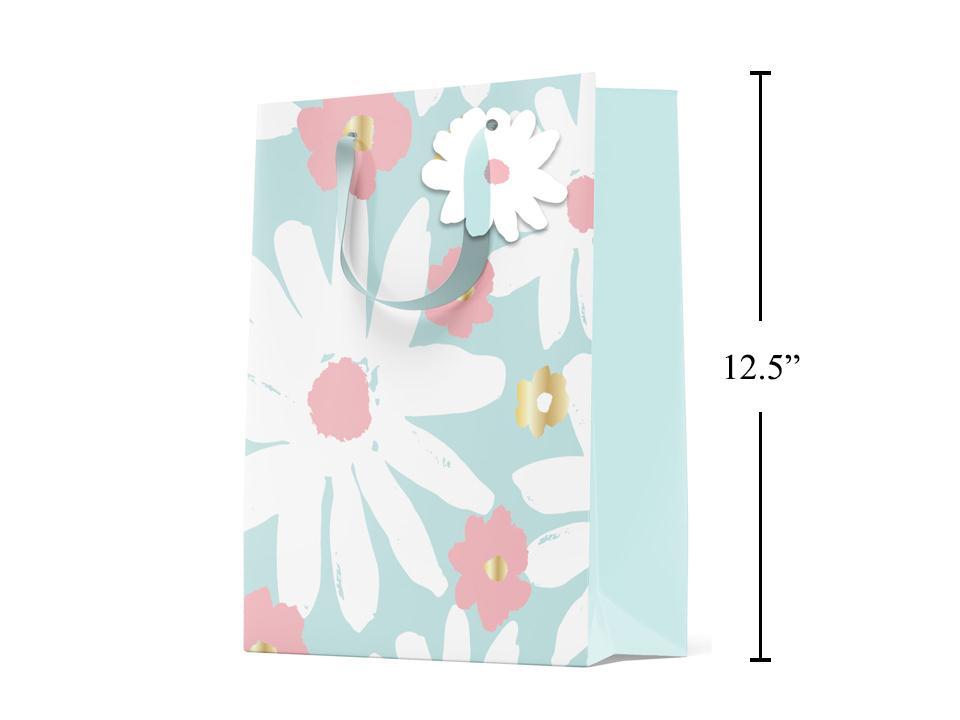 Paper T., Large Gift Bag, Daisies, Matte
