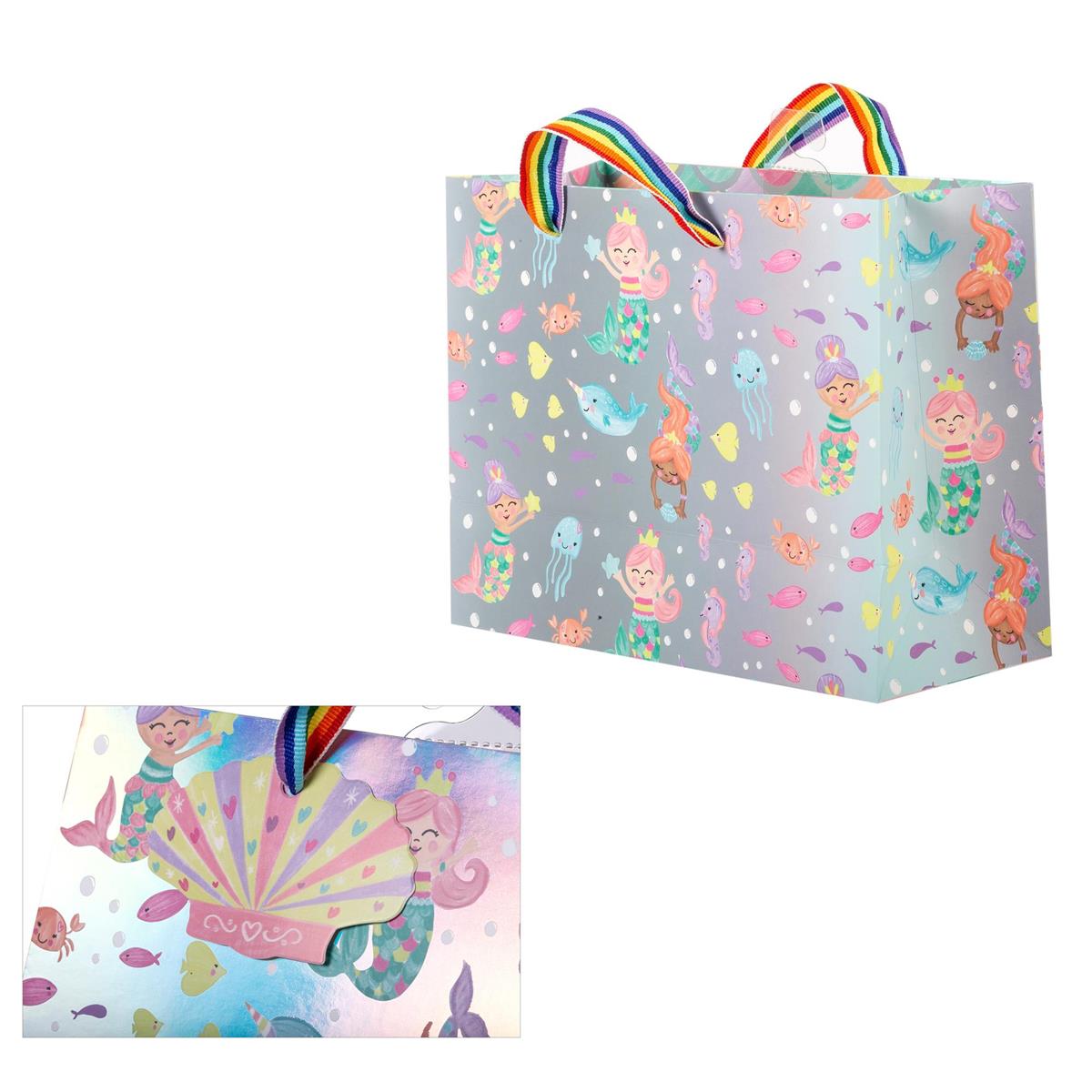 Paper T., Delux Med Gift Bag, Mermds, 210GSM