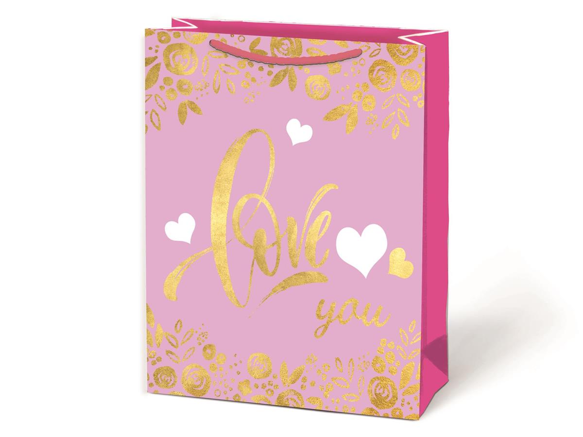 Small Love You Paper Gift Bag