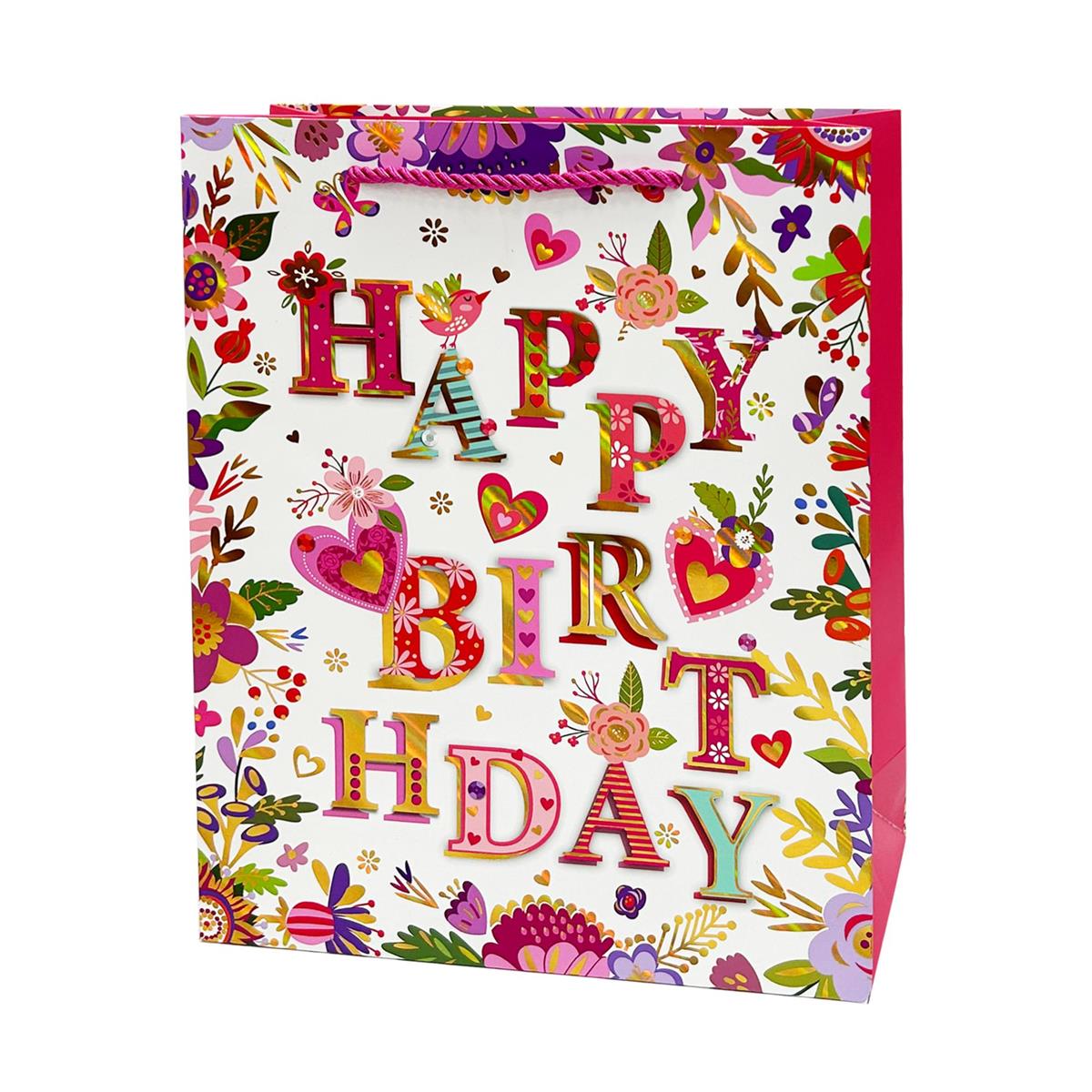 Jumbo Matte Birthday Paper Gift Bag