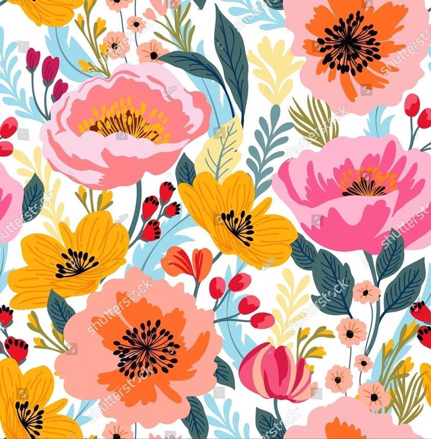 Floral Luncheon Napkin 13"x13" 20ct