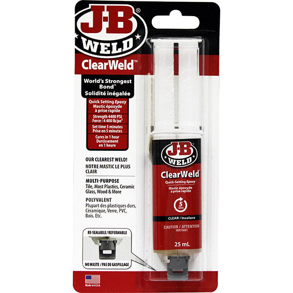 J-B Weld ClearWeld Epoxy Glue