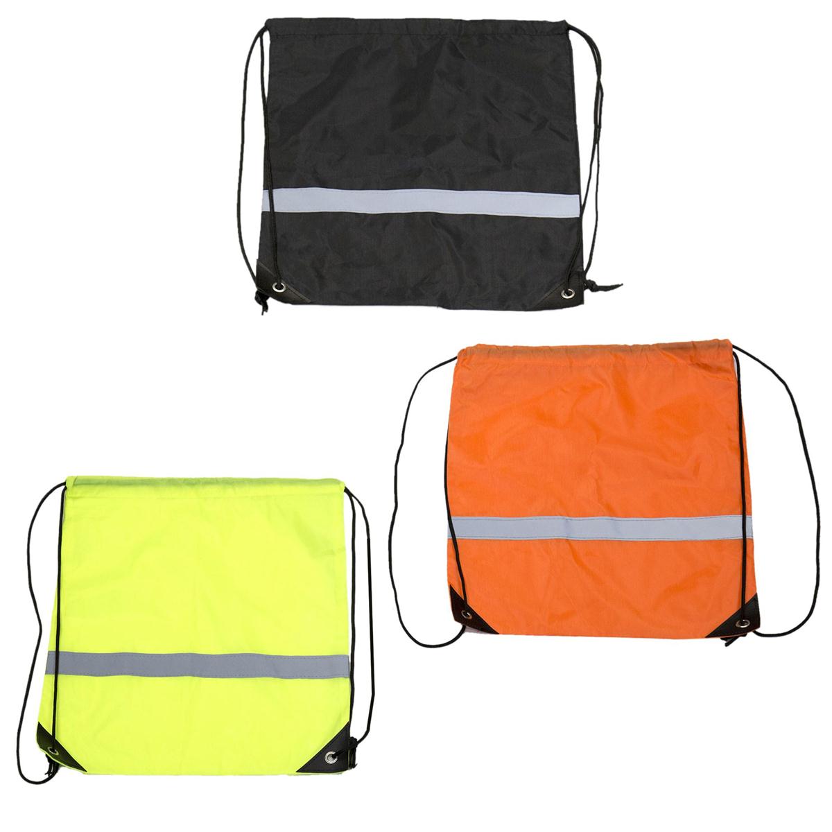 Camping Waterproof Drawstring Backpack with Reflector 15.75"x13"
