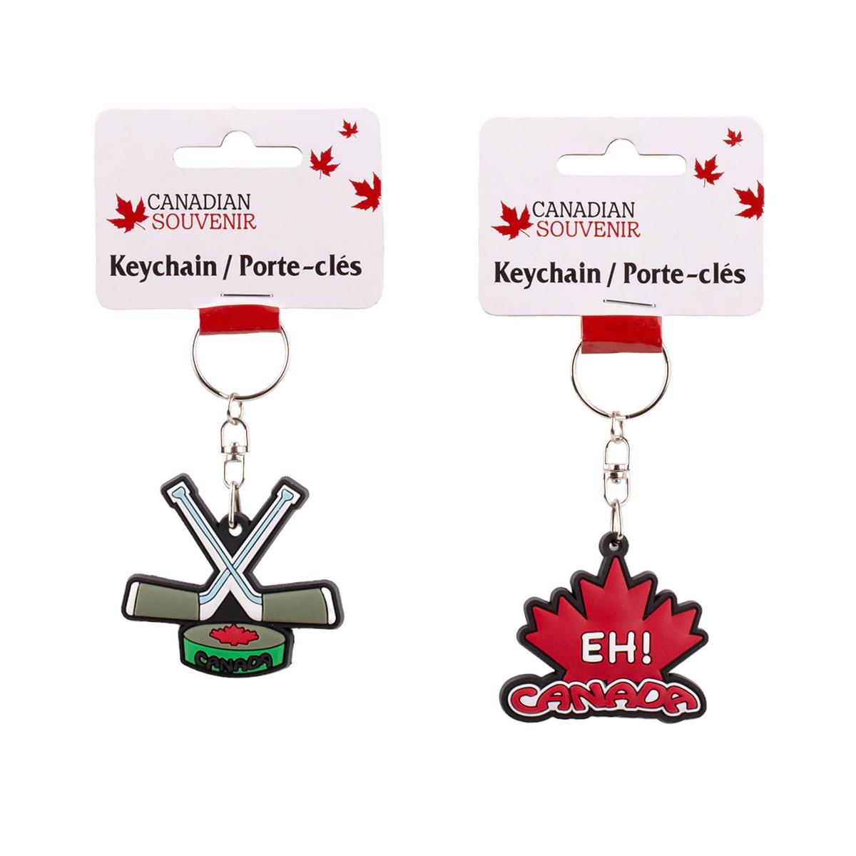 Canada Keychain, 2pcs
