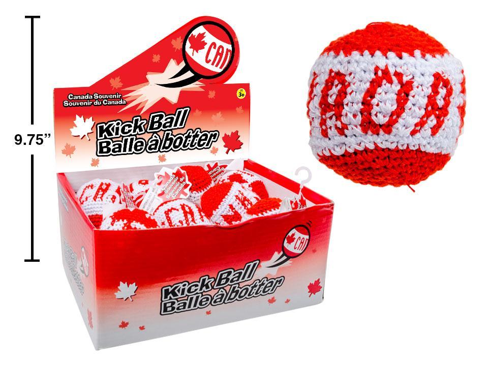 Canada 2"Dia. Knitted Kick Ball