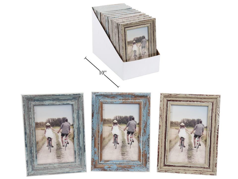 Weathered-Look 4x6 Photo Frame