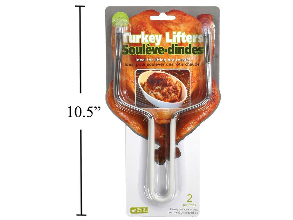 L. Gourmet Turkey Lifter Fork 2-pc