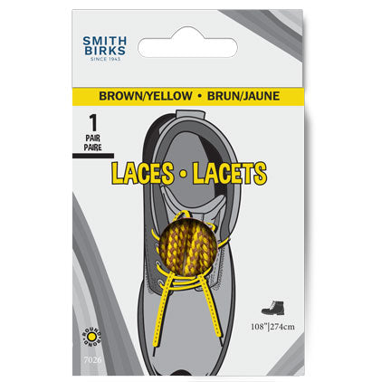 108" Boot Laces, 1 Pair