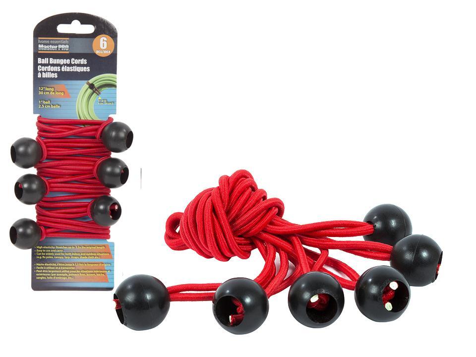H.E. Master Pro Bungee Cord, 6-pc., 5CM-30CM