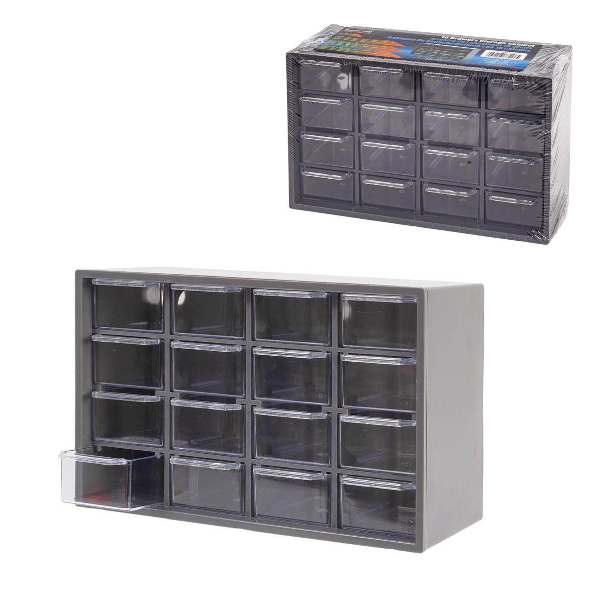 H.E.M.P. 16 drawers Storage Cabinet 8.6x3.5x5.5"