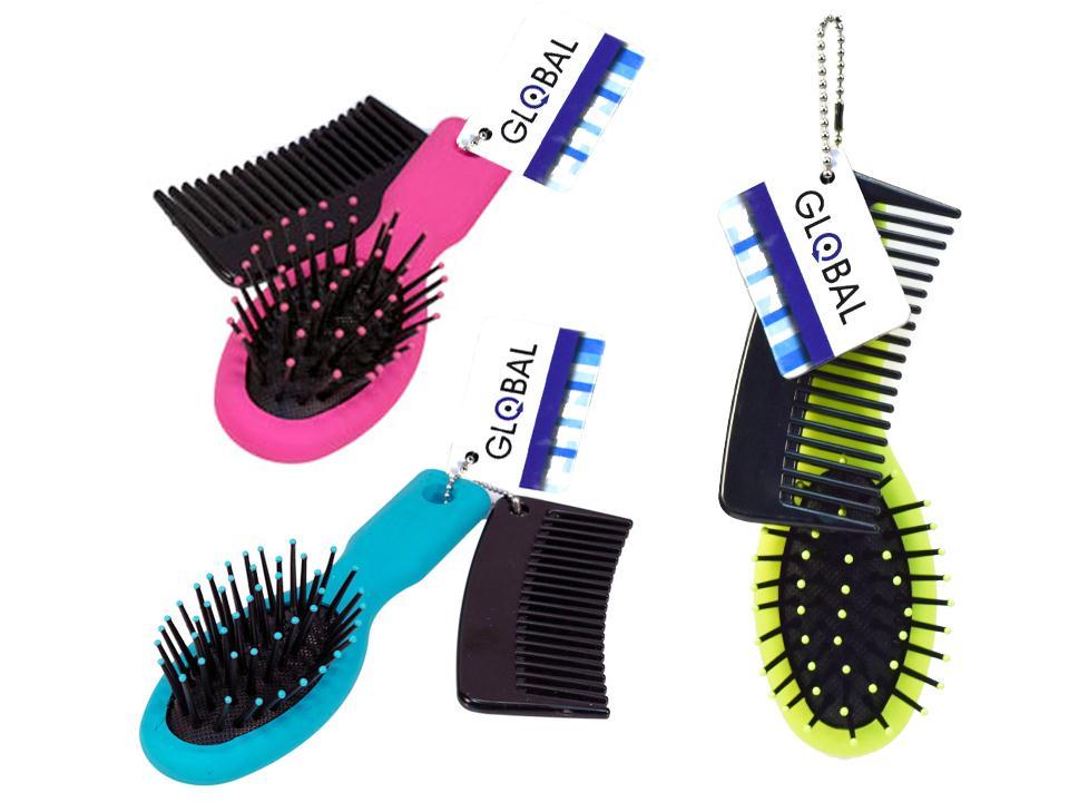 Mini Brush & Comb, 2-Pc