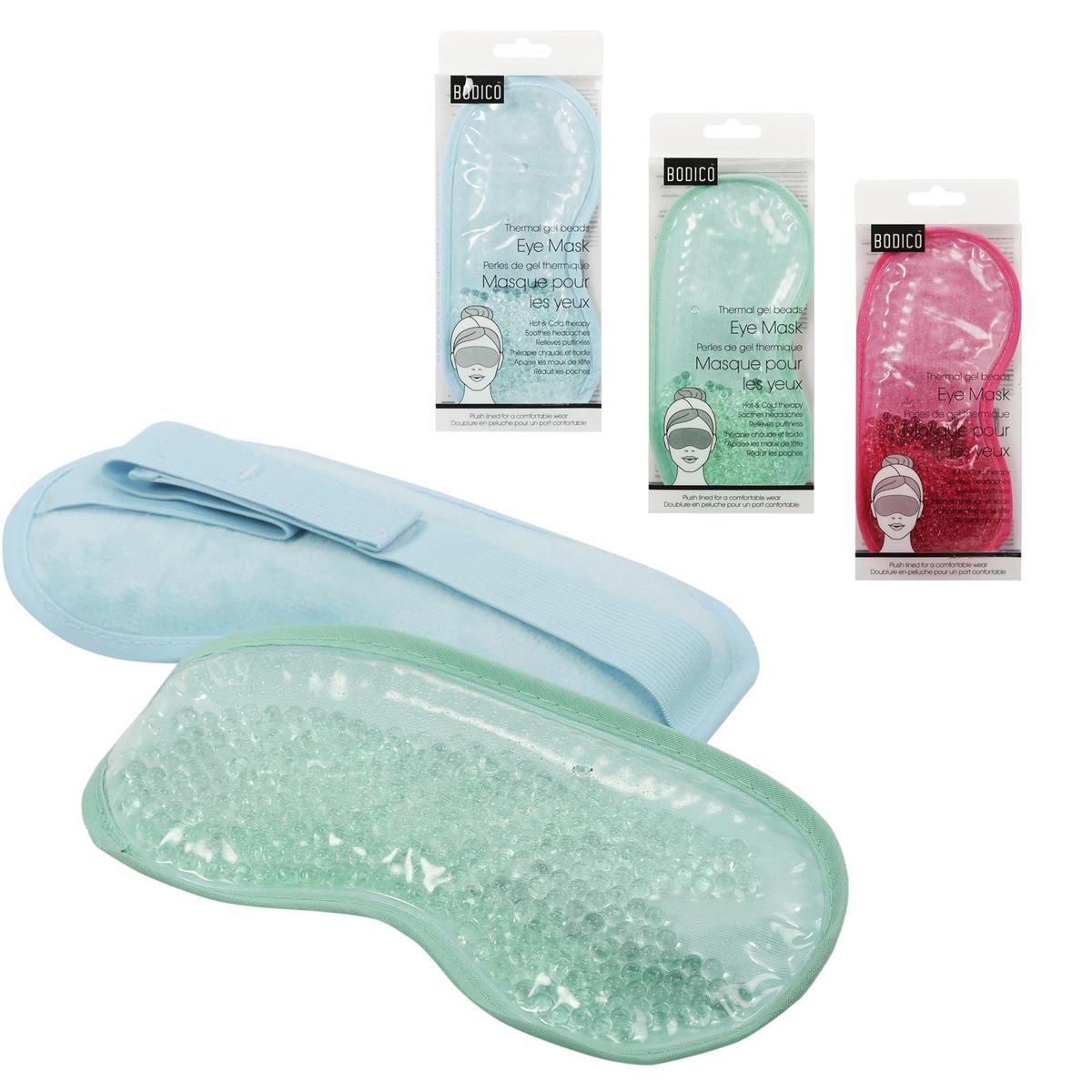 Gel Beads Eye Mask w Plush Back