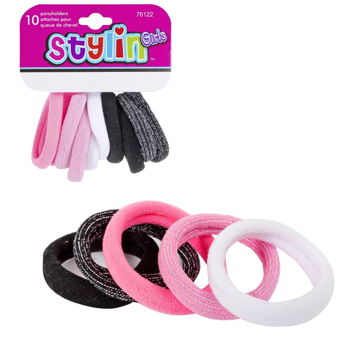 Stylin G, 10p Terry Ponyholder Clasp Free