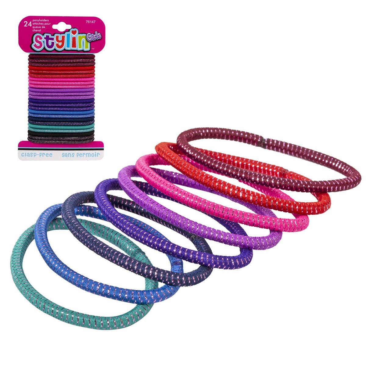 Stylin G, 24p clasp free Ponyholder Mylar & solid