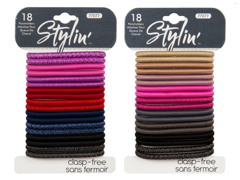 Stylin Thick Ponyholders, 18-PC