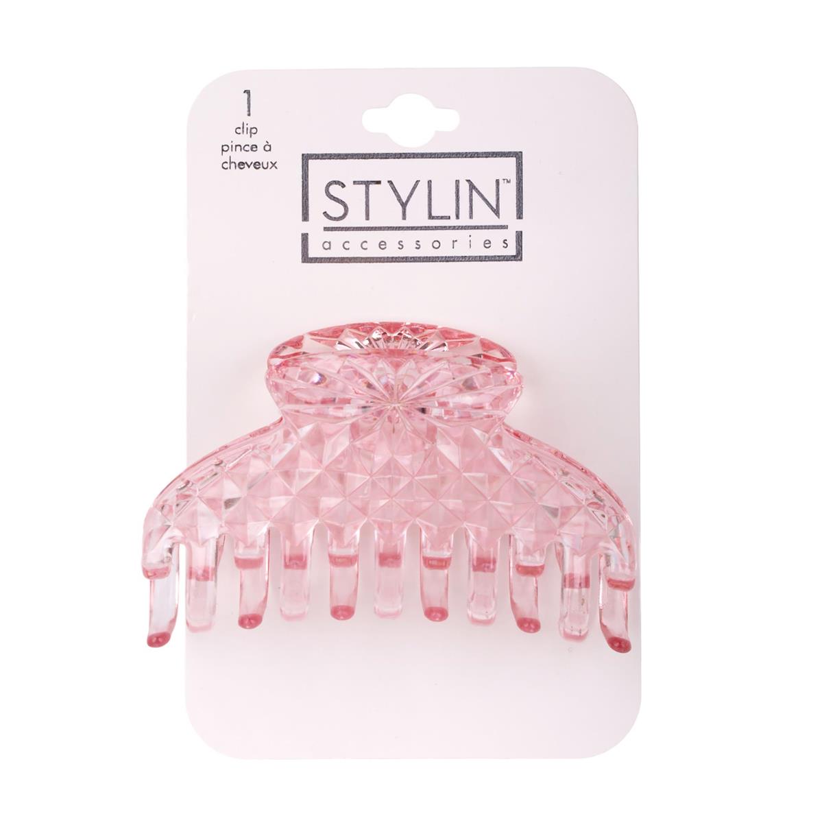 Pink Iridescent Hair Claw Clip