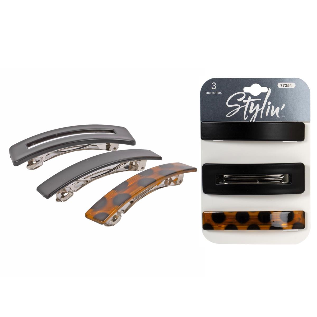 Stylin, 3p Auto Barrette