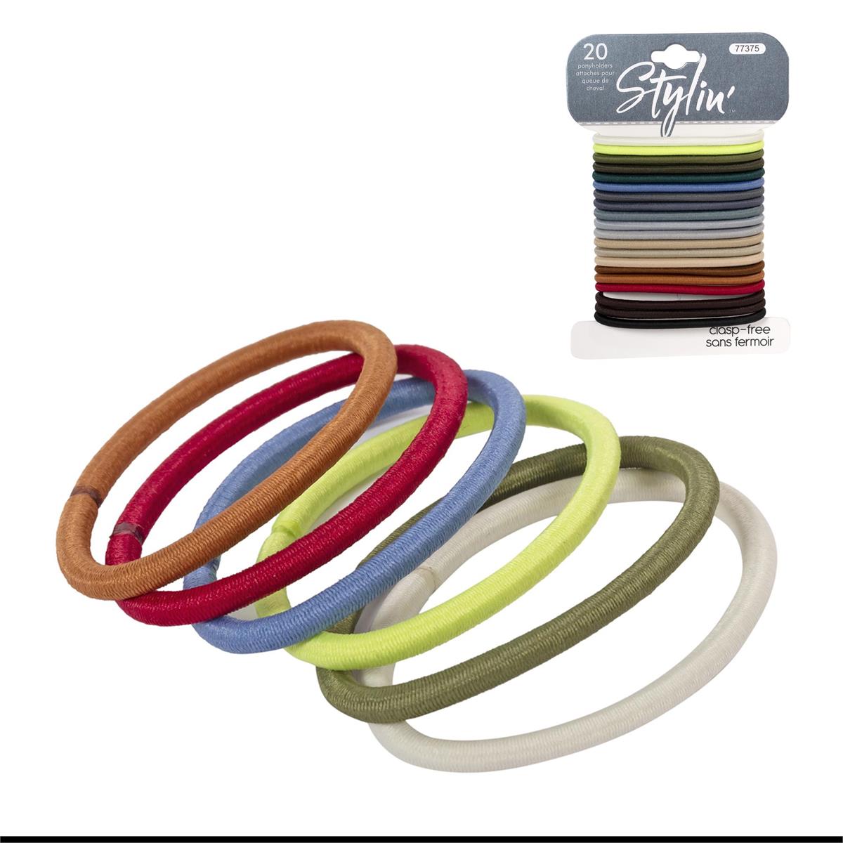 Stylin, 20p Ponyholders Solid Colour