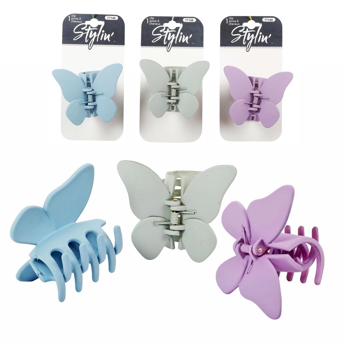 Matte Butterfly Claw Clip