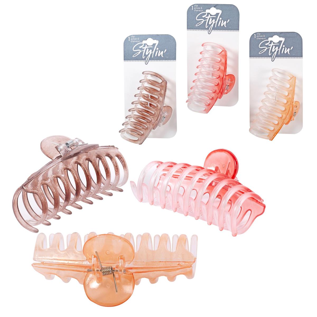 Stylin Ombre Frosted Claw Clips