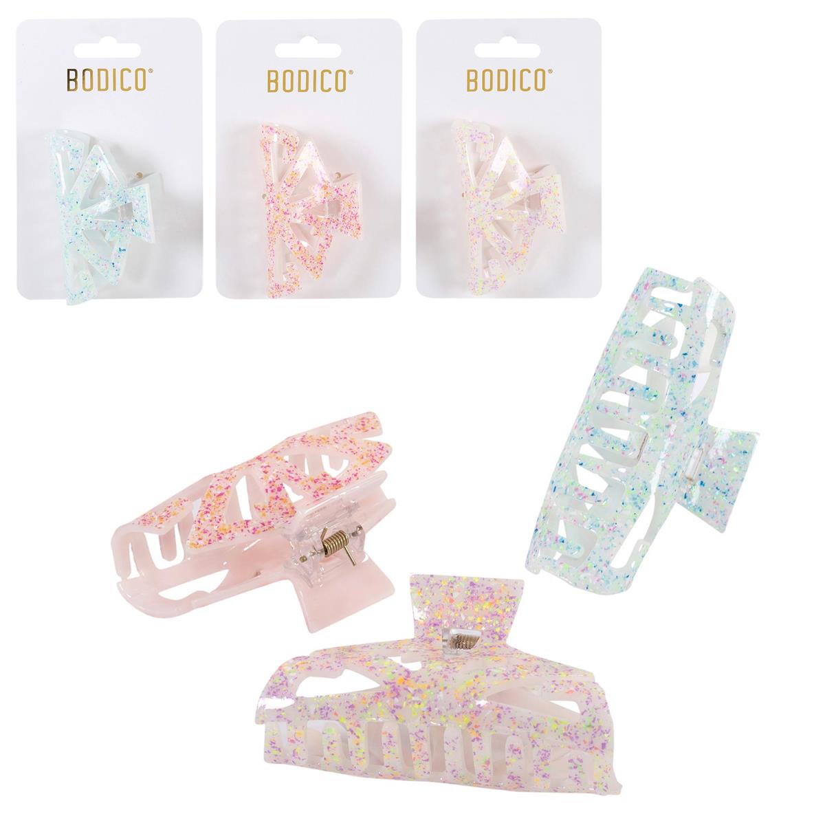 Acrylic Fan-Shaped Hair Claw Clip