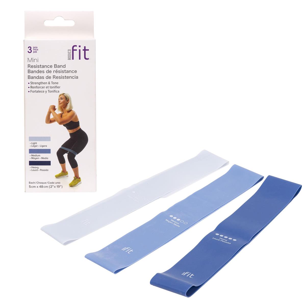 Mini Resistance Bands, 3 Pack