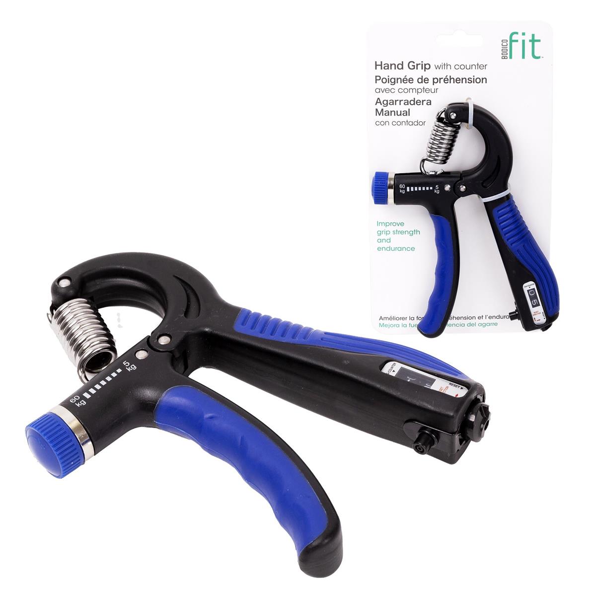Bodico Fit Hand Grip w Counter, adjustable tension